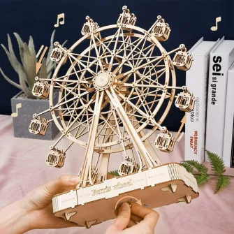Drvene makete - Ferris Wheel Wooden Music Box
