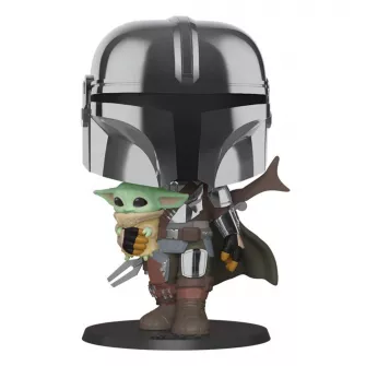Funko POP! Figure - Star Wars Mandalorian POP! Vinyl - Mandalorian w/Child 10''