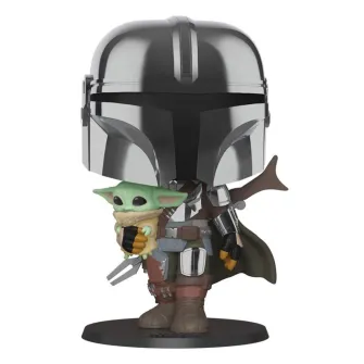 Funko POP! Figure - Star Wars Mandalorian POP! Vinyl - Mandalorian w/Child 10''