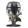 Star Wars Mandalorian POP! Vinyl - Mandalorian w/Child 10''