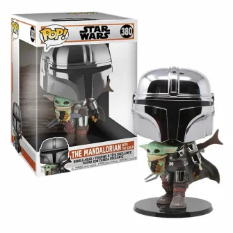 Funko POP! Figure - Star Wars Mandalorian POP! Vinyl - Mandalorian w/Child 10''