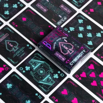 Društvene igre - Karte Bicycle Creatives - Cyberpunk Cybercity - Playing Cards
