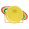 Lisa Frank Yellow Rainbow Ring Saturn Cossbody Bag