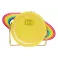 Lisa Frank Yellow Rainbow Ring Saturn Cossbody Bag