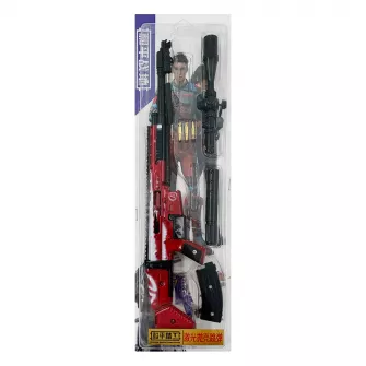 Merchandise razno - SCAR Assault Rifle - Red With Laser (41 cm)