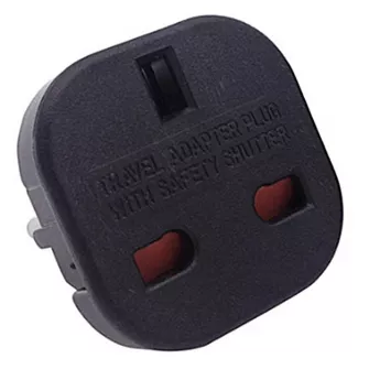 Ostali kablovi i adapteri - Adapter Euro utikač - UK utičnica crni