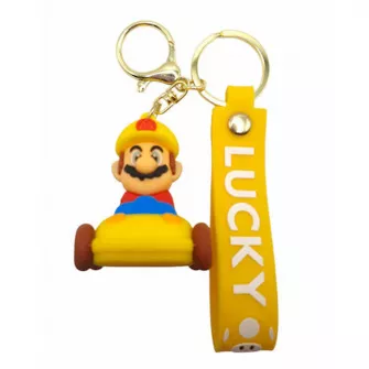 Privesci - Super Mario - Mario Kart (Yellow) Keychain