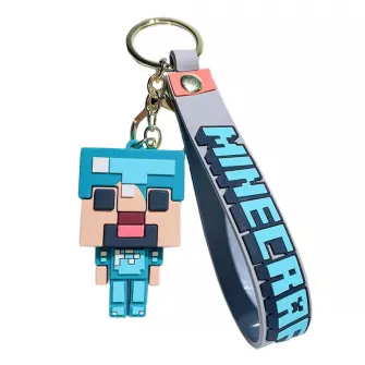 Privesci - Minecraft - Steve Diamond Armor Keychain