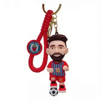 Privesci - Footbal - Leo Messi Barca Red Keychain V3
