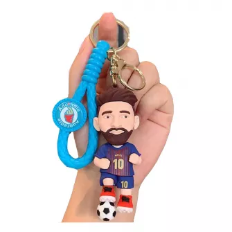 Privesci - Footbal - Leo Messi Barca Blue Keychain V2