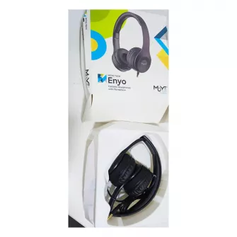 OUTLET proizvodi - OUTLET Enyo Foldable Headphones with Microphone Black (Oštećena ambalaža)