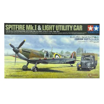 Avioni i helikopteri - 1:48 Spitfire Mk.I & Lt. Util. Veh.10HP