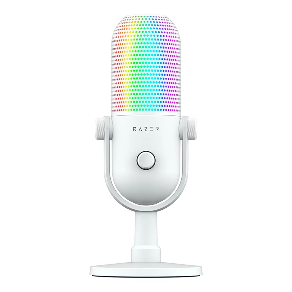 Seiren V3 Chroma 32Bit DSP - RGB USB Microphone - White