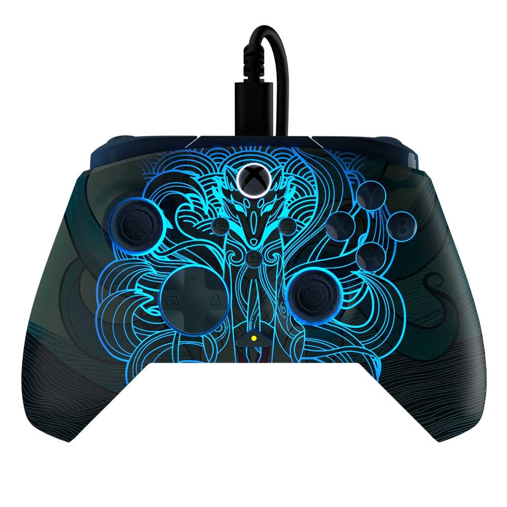 Xbox Controller Turquoise Turtle Beach - XBOX Wired Controller Rematch Advanced Blue Kitsune ...